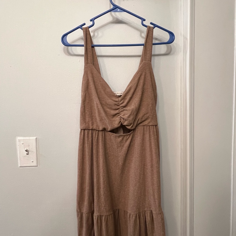 Rolla Coster Tan Mini Dress